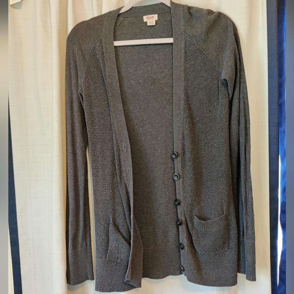 Dark grey cardigan